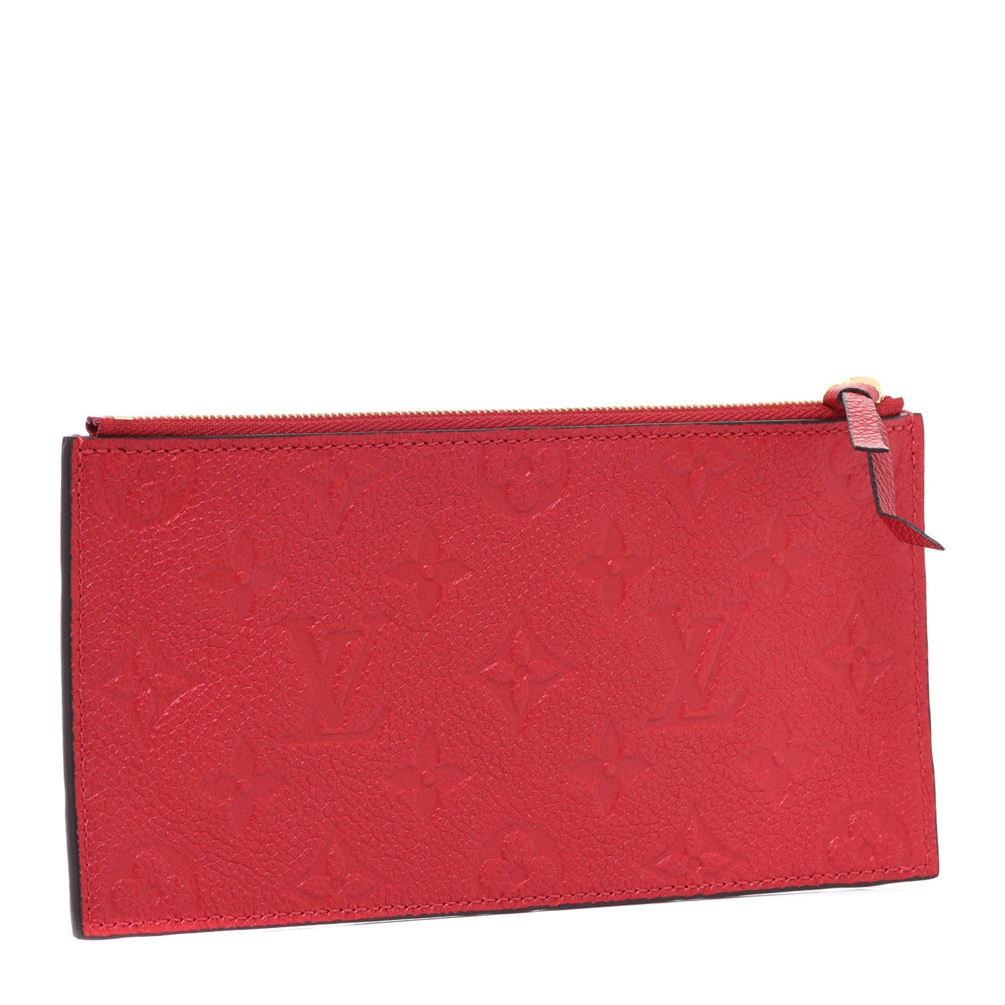 Empreinte Felicie Chain Wallet Zippered Insert Cherry