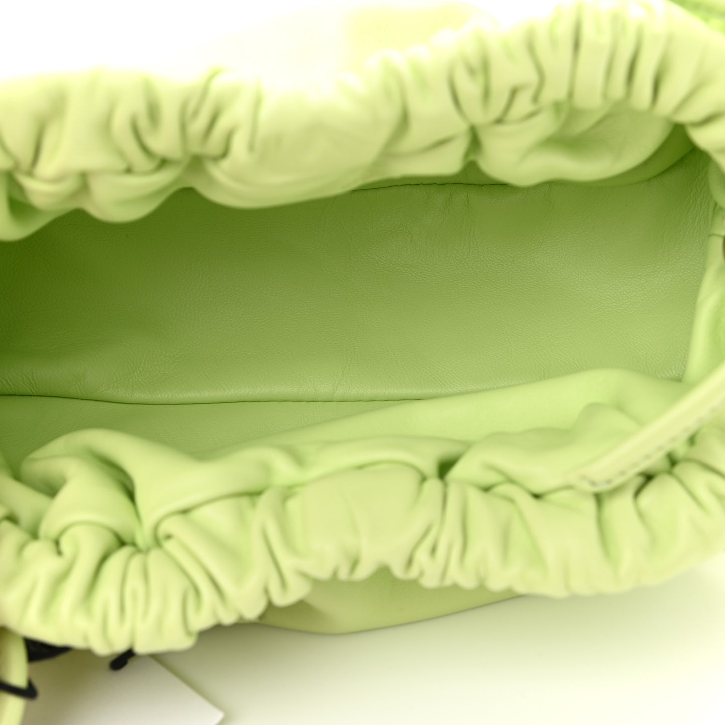 Lambskin Mini Cloud Clutch Mint