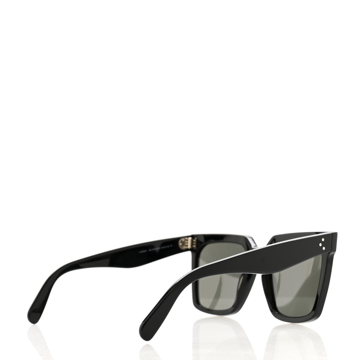 Acetate Polarized Oversized Sunglasses CL4055IN Black