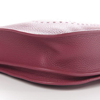 Hermes Taurillon Clemence Evelyne III PM Rubis 8 of 11