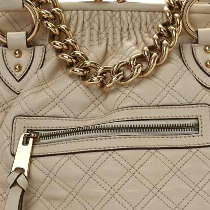 Marc Jacobs Calfskin Quilted Stam Beige 7 of 10
