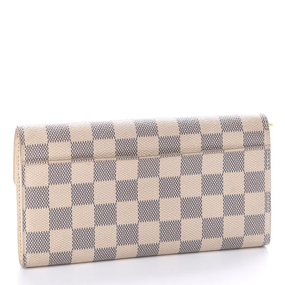 Louis Vuitton Damier Azur Sarah Wallet NM 3 of 8