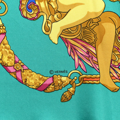 Hermes Silk Hommage A Charles Garnier Architecte De L'Opera De Paris Scarf 90 9 of 12