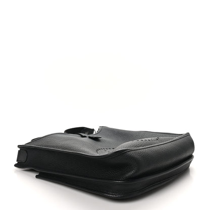 Hermes Taurillon Clemence Evelyne III PM Black 4 of 10