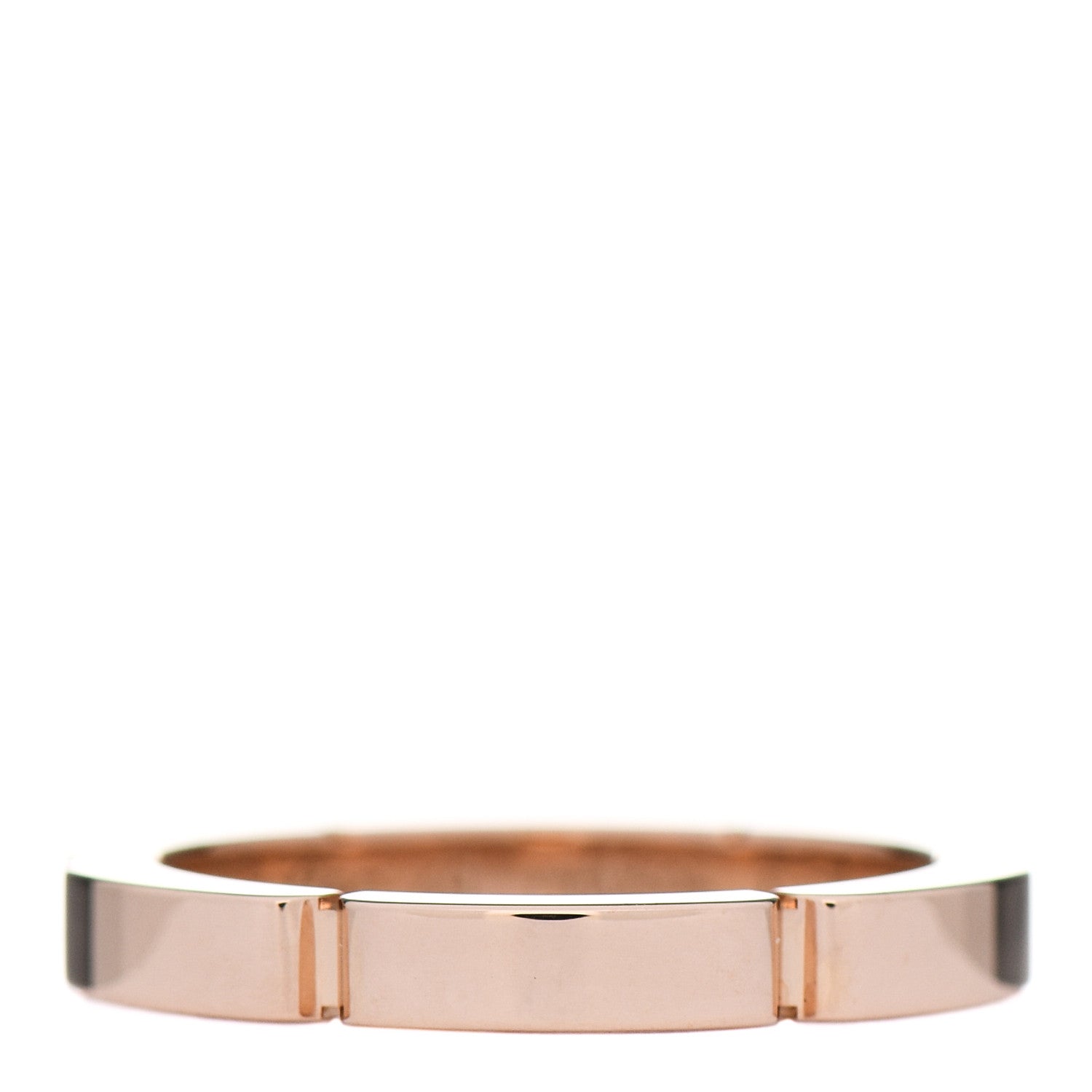 Cartier 18K Pink Gold Diamond Maillon Panthere Half Diamond Wedding Band Ring 49 4.75 3 of 6