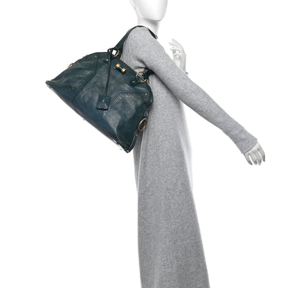 Saint Laurent Calfskin Large Muse Turquoise 2 of 13
