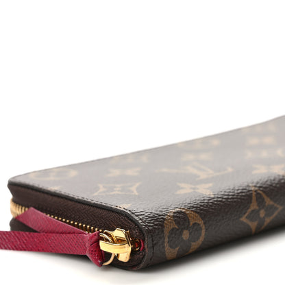 Louis Vuitton Monogram Clemence Wallet Fuchsia 7 of 9