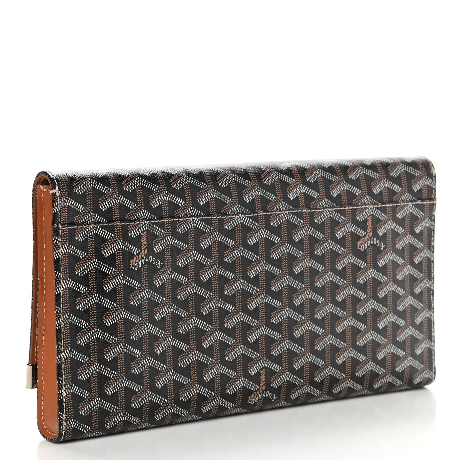 Goyard Goyardine Monte Carlo Bois Clutch Black 2 of 9