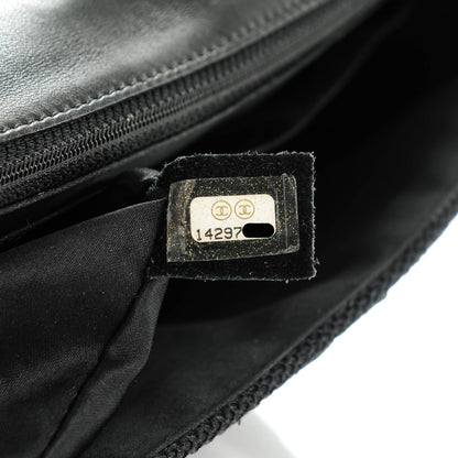 Chanel Vinyl Mesh Quilted Small Single Flap Black 7 of 8