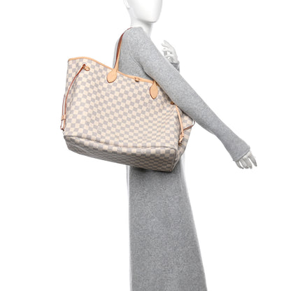 Louis Vuitton Damier Azur Neo Neverfull GM Rose Ballerine 2 of 12