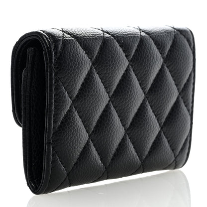 Chanel Caviar Quilted Flap Card Holder Black 3 of 8