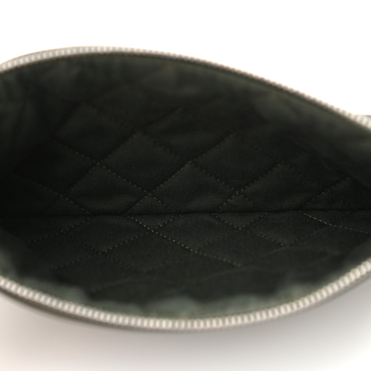 Chanel Shiny Calfskin Quilted Chanel 22 Khaki 5 of 13