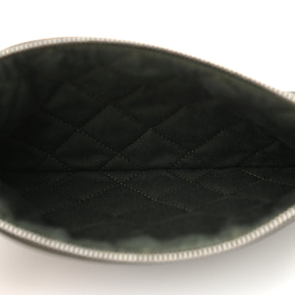 Chanel Shiny Calfskin Quilted Chanel 22 Khaki 5 of 13