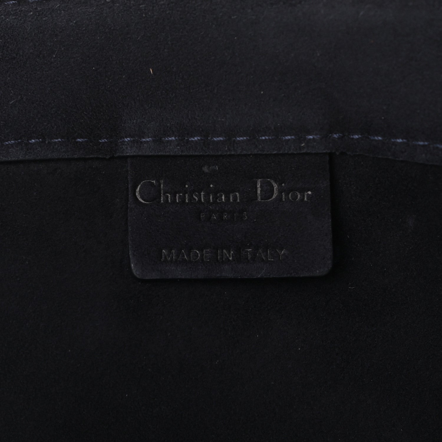 Christian Dior Suede Large L'Air Book Tote Black 6 of 10