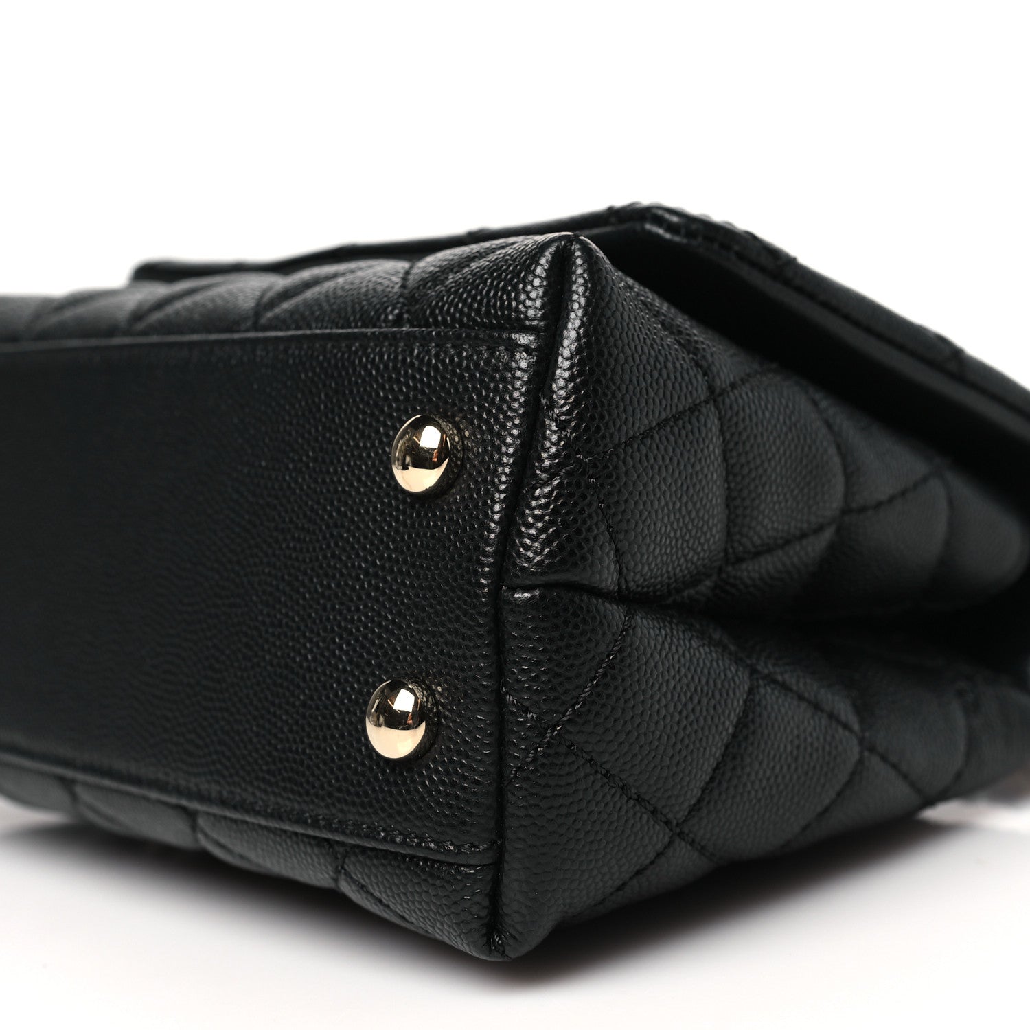 Chanel Caviar Quilted Extra Mini Coco Handle Flap Black 10 of 10