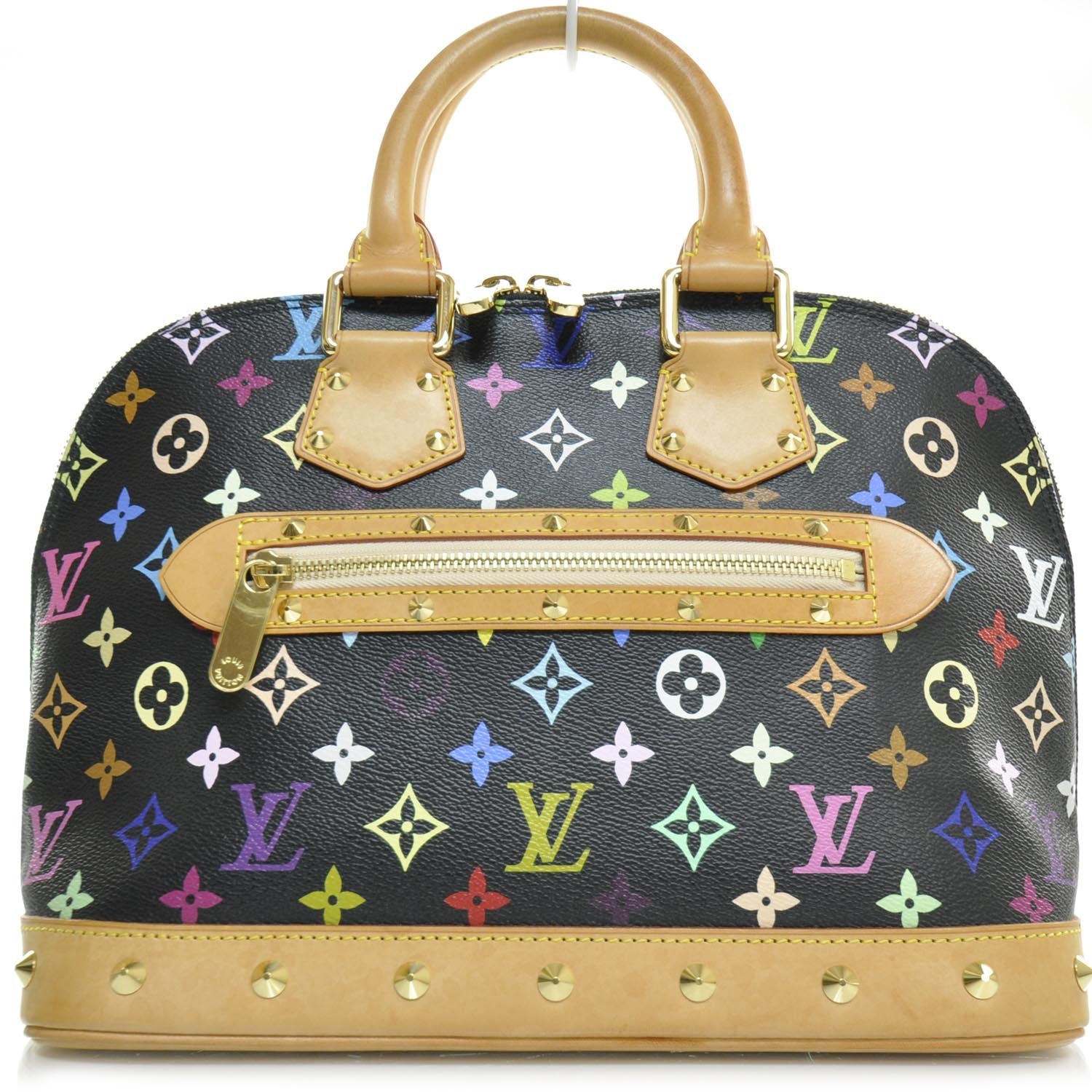 Louis Vuitton Monogram Multicolor Alma Black 1 of 9
