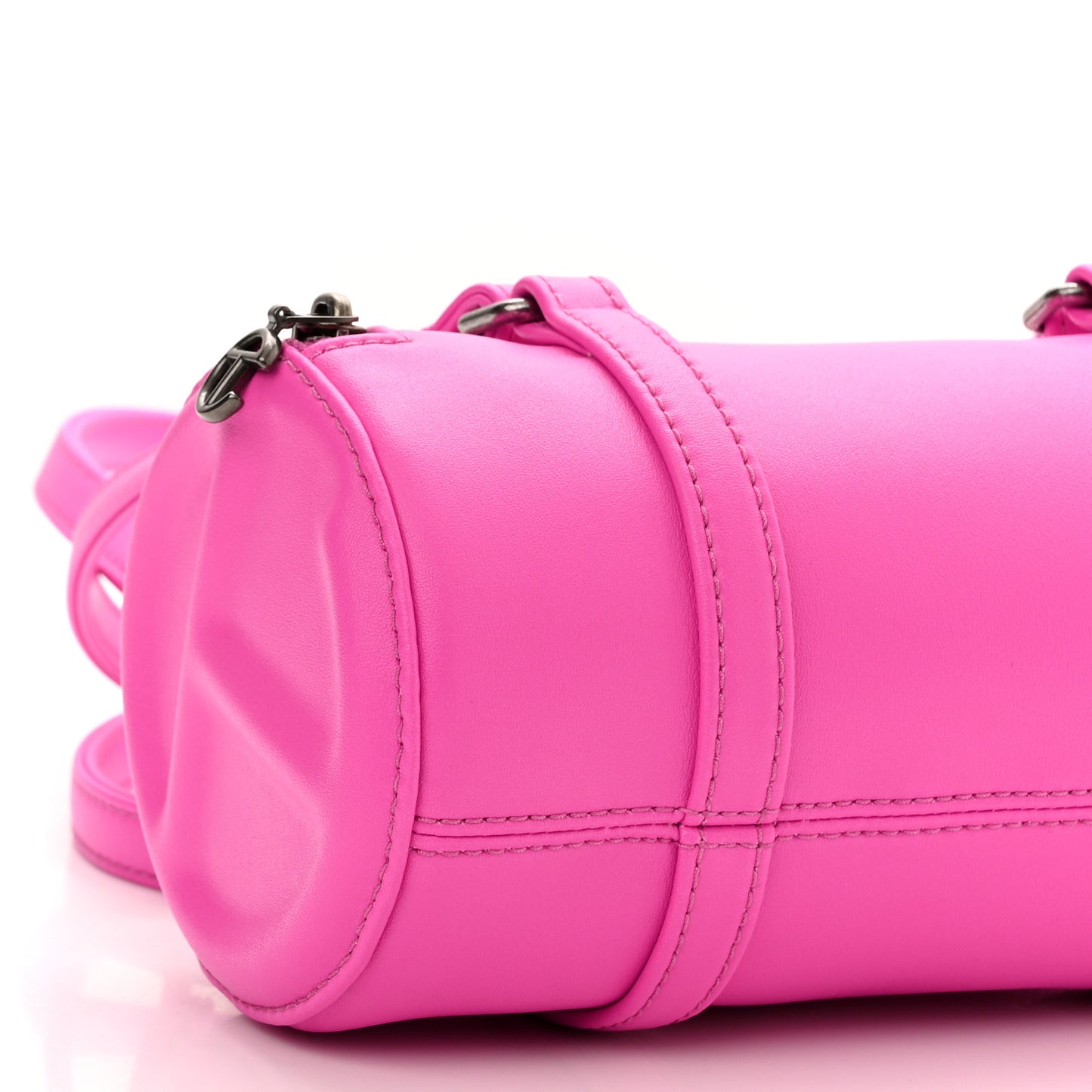 Vegan Leather Small Duffle Azalea