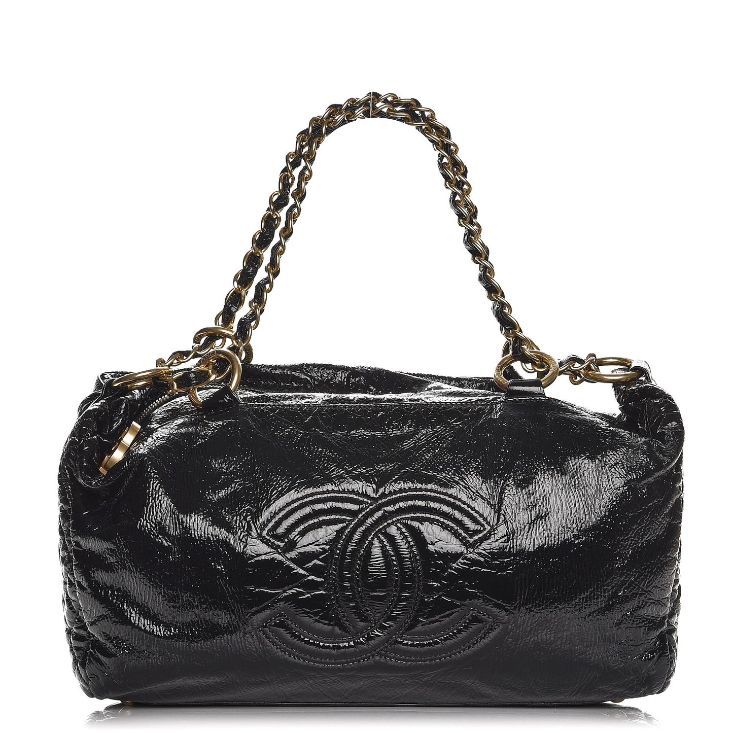 Vinyl Medium Rock and Chain Bowler Black