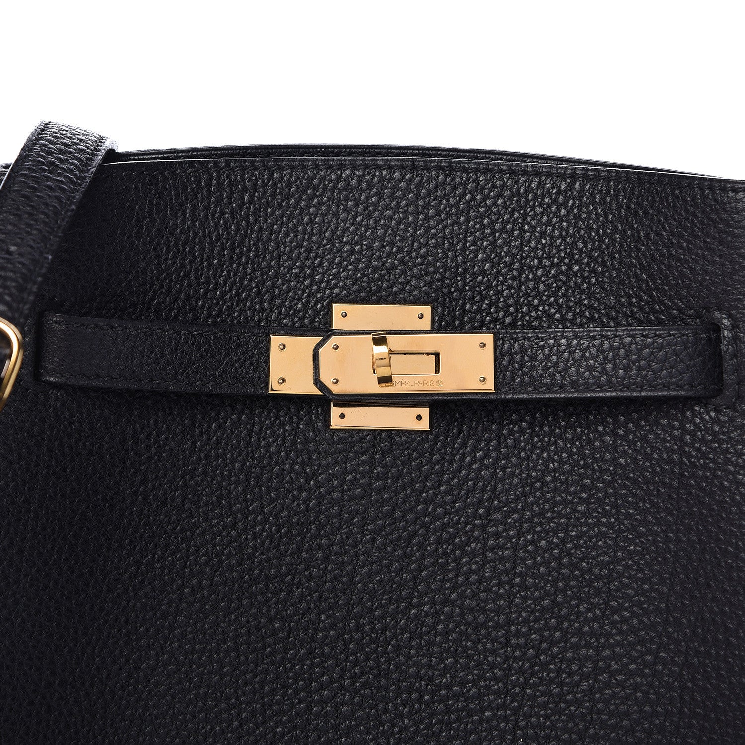 Hermes Togo Kelly Sport GM Black 10 of 11