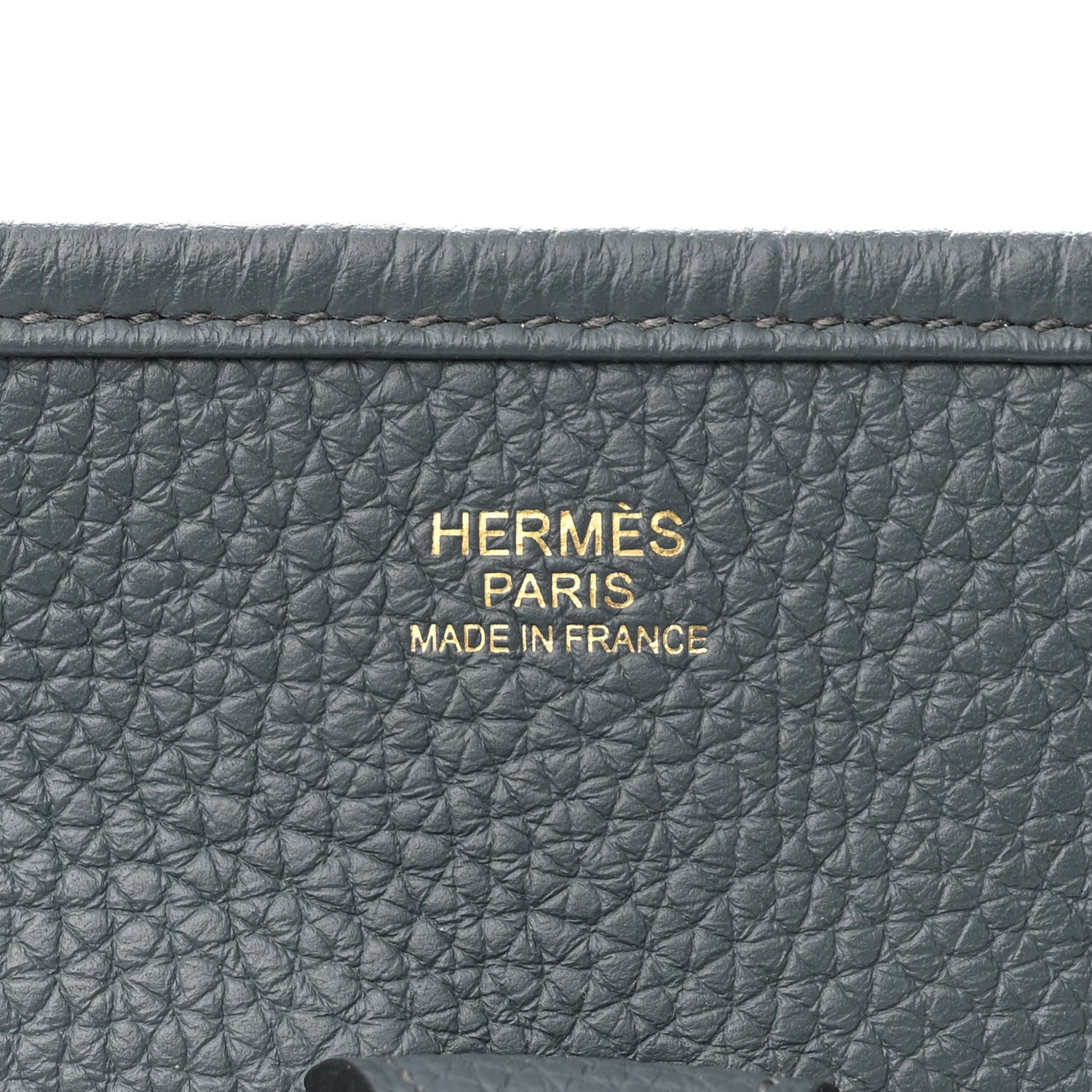 Hermes Taurillon Clemence Evelyne III PM Bleu Orage 5 of 10