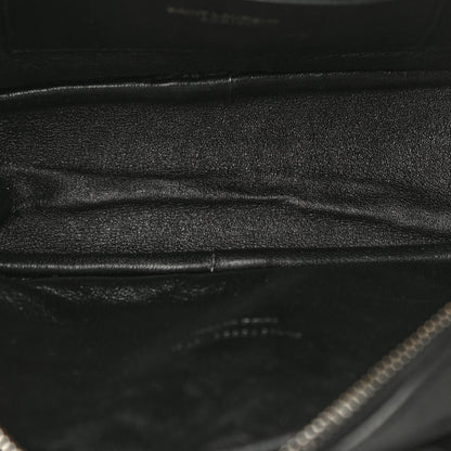 Saint Laurent Grain De Poudre Matelasse Monogram Mini Lou Camera Bag Black 11 of 11