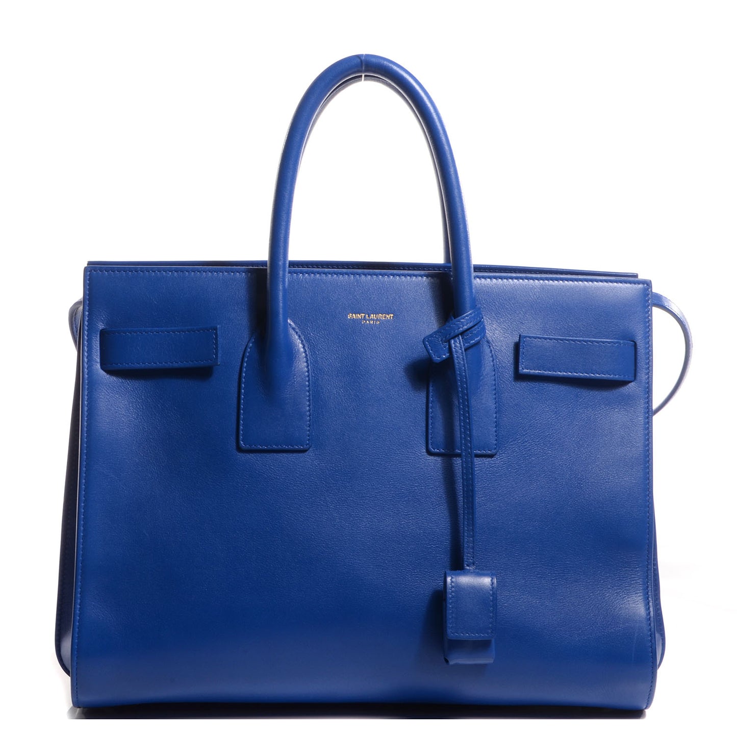 Leather Small Sac de Jour Royal Blue