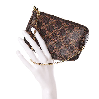 Louis Vuitton Damier Ebene Mini Pochette Accessories 2 of 8