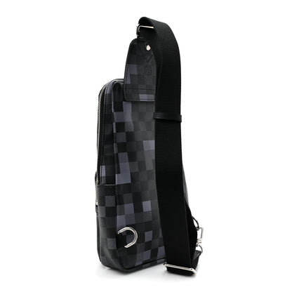 Louis Vuitton Damier Graphite Pixel Avenue Sling Backpack Gris 3 of 10