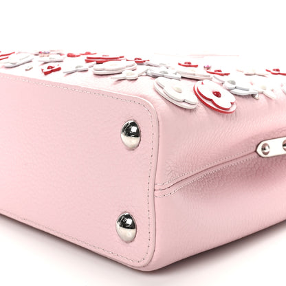 Louis Vuitton Taurillon Mechanical Flowers Capucines BB Magnolia 9 of 10