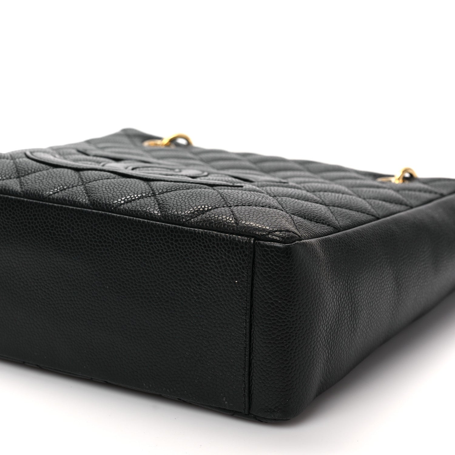 Chanel Caviar Quilted Petit Shopping Tote PST Black 8 of 8