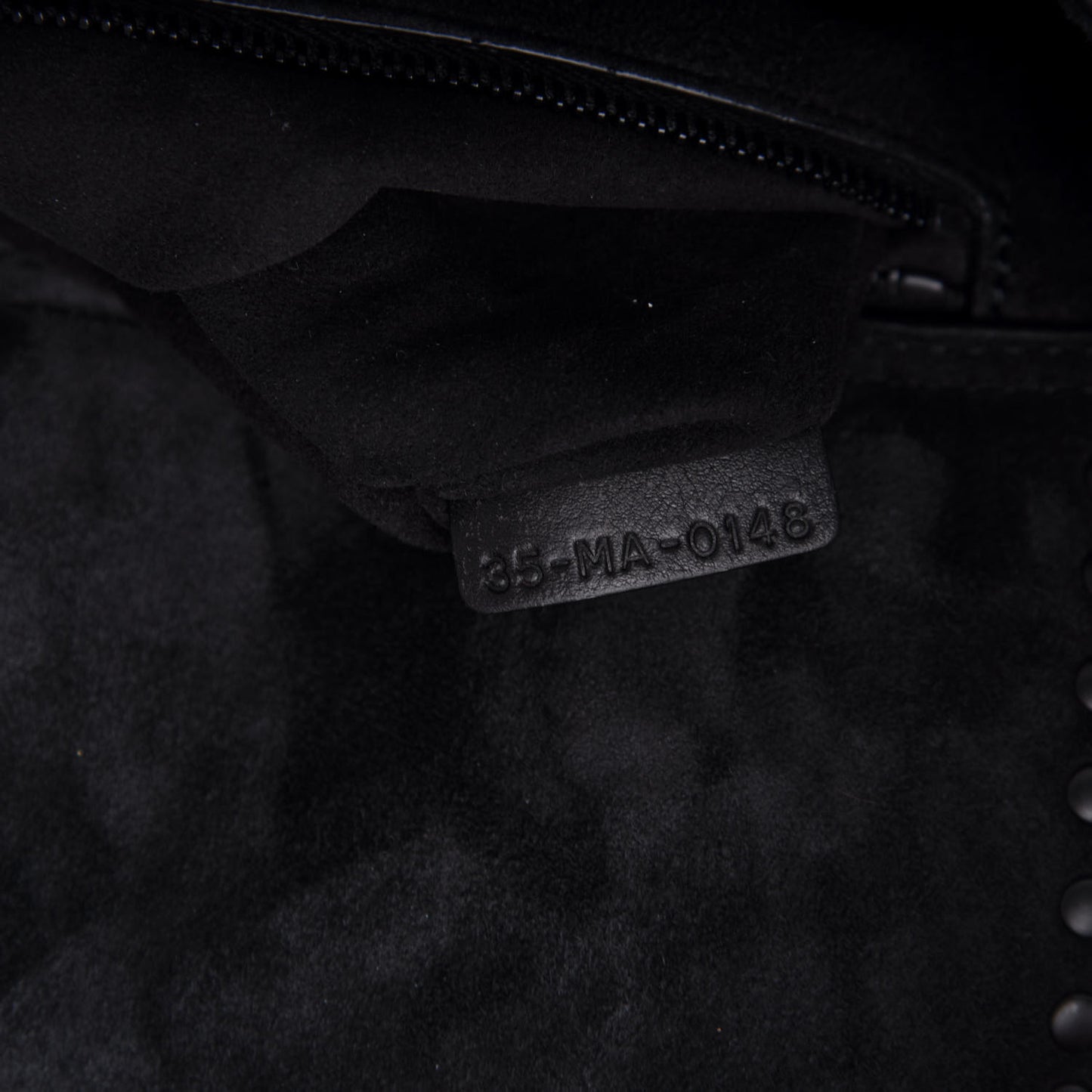 Lambskin Studded Matte Cannage Medium Lady Dior So Black