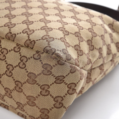 Gucci Monogram Medium Horsebit Chain Hobo Dark Brown 11 of 17