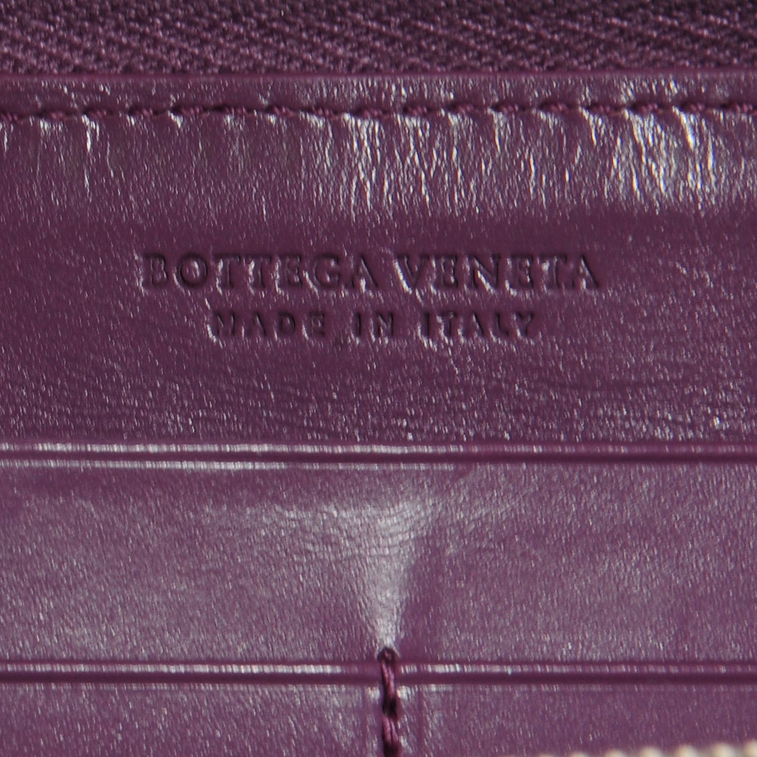 Bottega Veneta Shiny Crocodile Fume Zip Around Wallet Corot 6 of 9