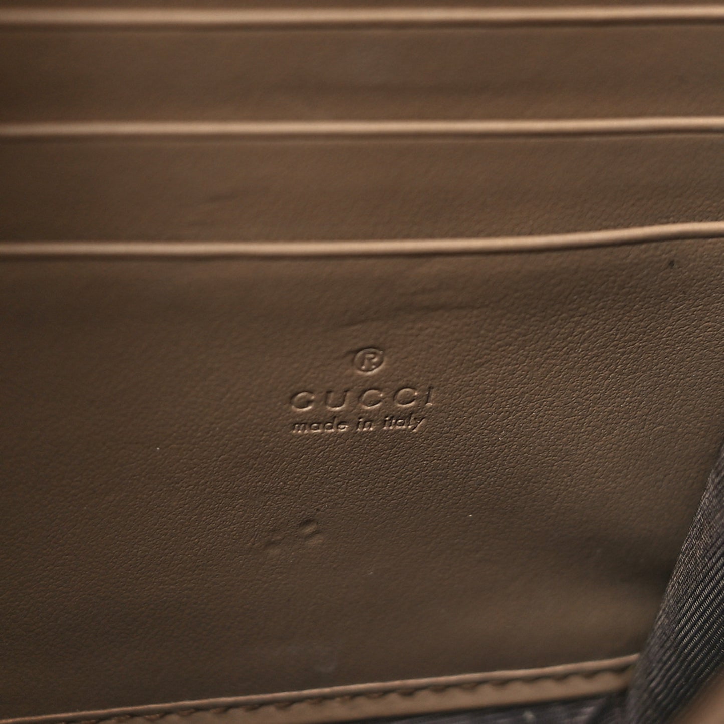GG Supreme Monogram Mini Dionysus Chain Wallet Beige Taupe
