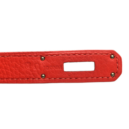 Hermes Togo Birkin 35 Rouge De Coeur 7 of 10