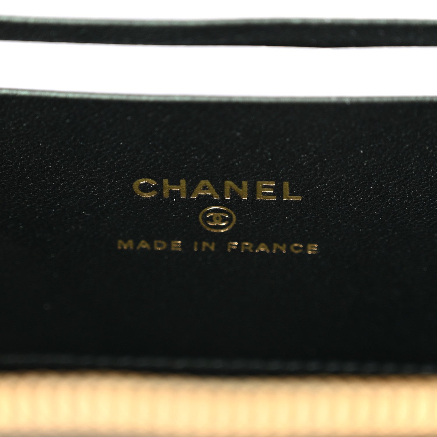 Chanel Iridescent Lambskin Quilted Small Top Handle Vanity Case With Chain Dark Green 6 of 11