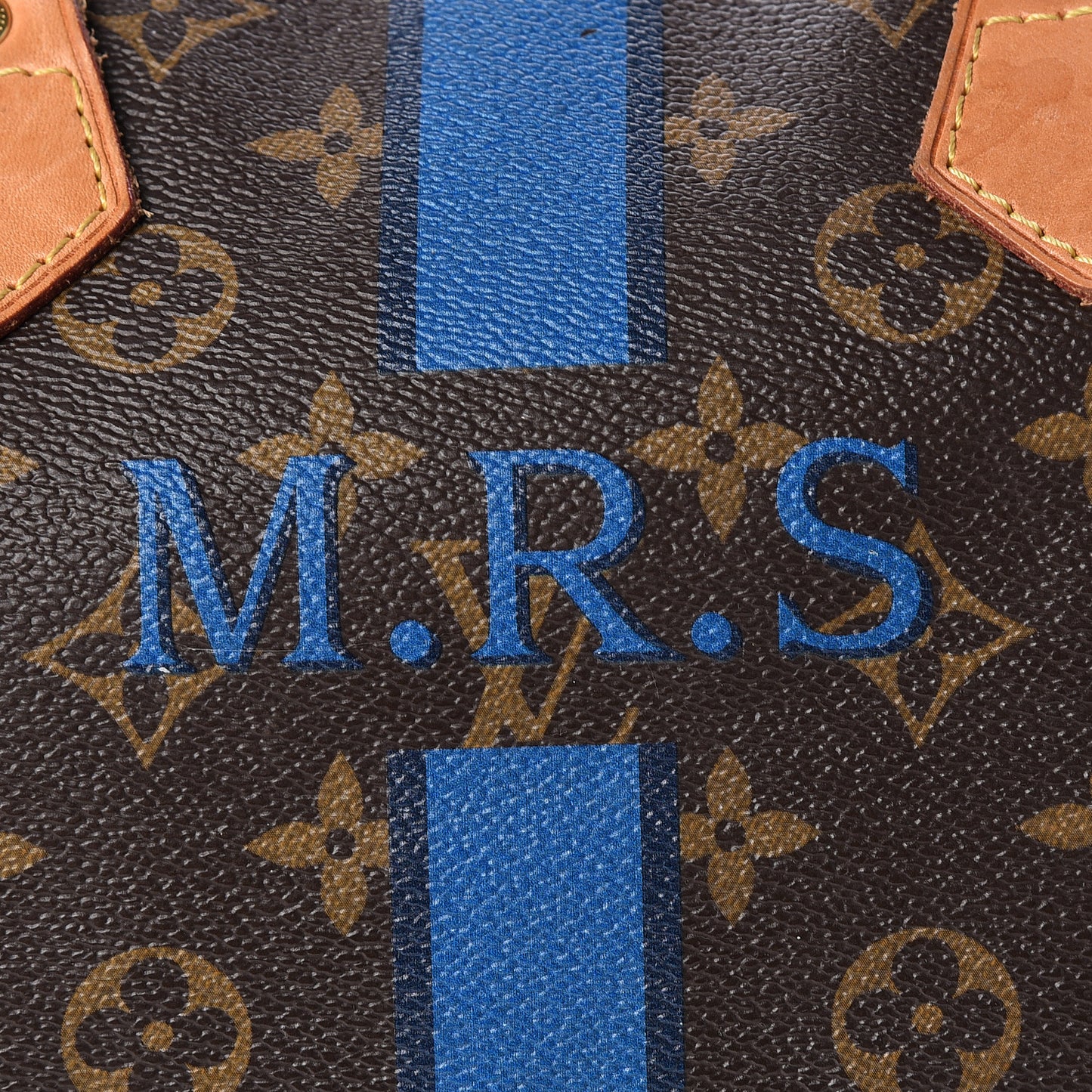 Monogram My LV Heritage Speedy 40 Blue de France Blue Clair