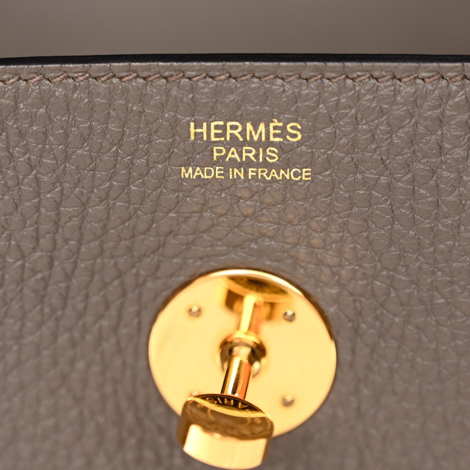 Hermes Taurillon Clemence Lindy 30 Etain 6 of 11