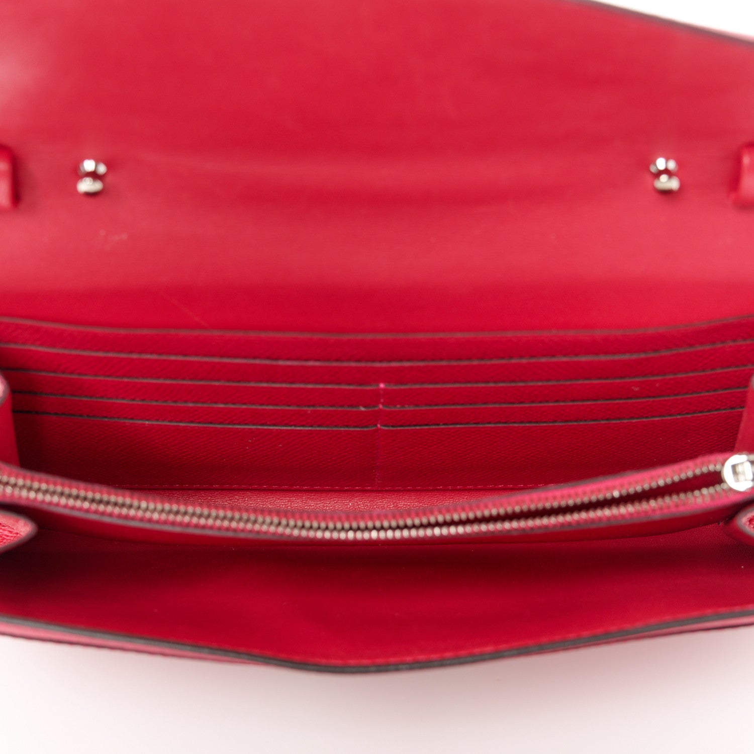 Hermes Epsom Alligator Constance Wallet To Go Rose Extreme Sable 5 of 14