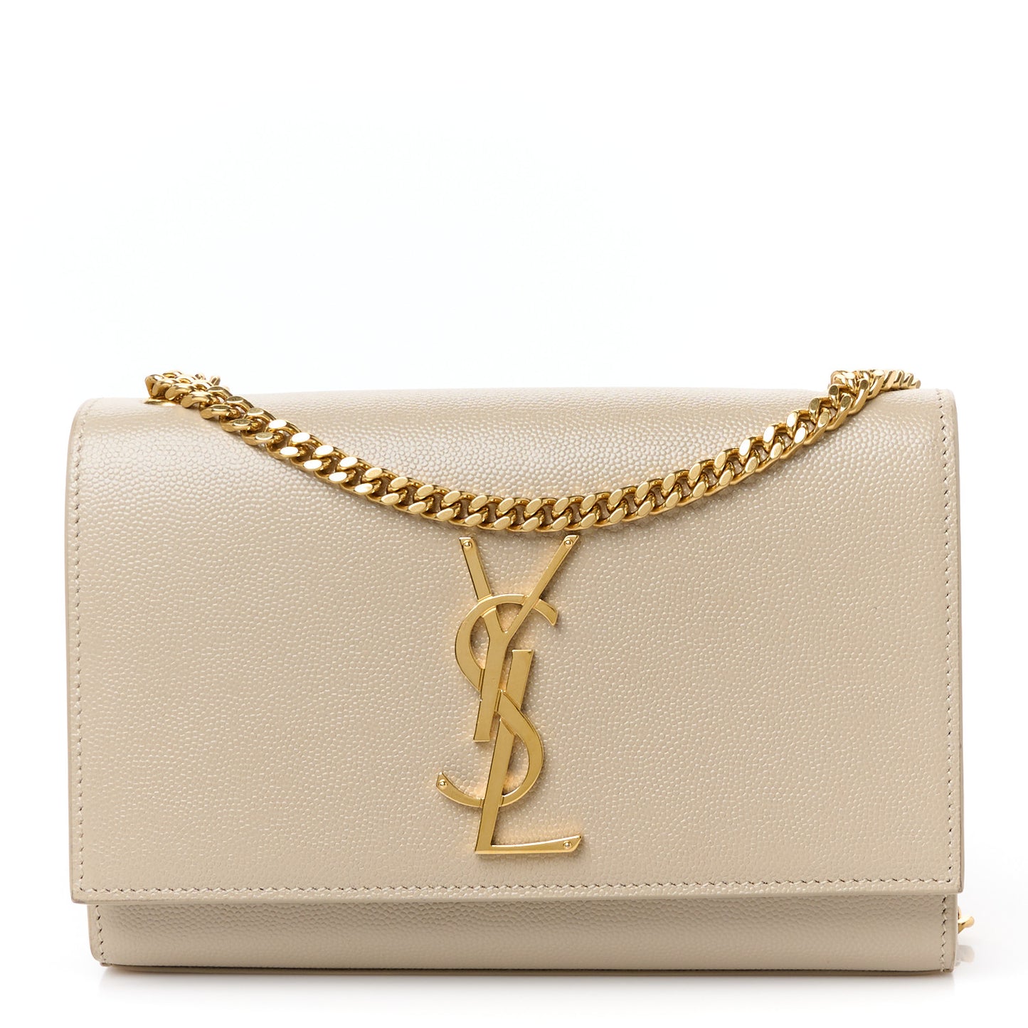 Grain De Poudre Small Monogram Kate Satchel Sea Salt