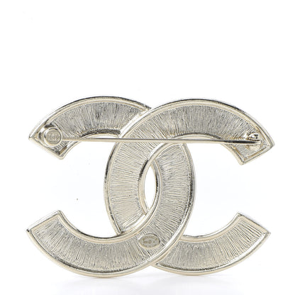 Chanel Crystal Pearl Chain Mania CC Earrings Gold 2 of 4