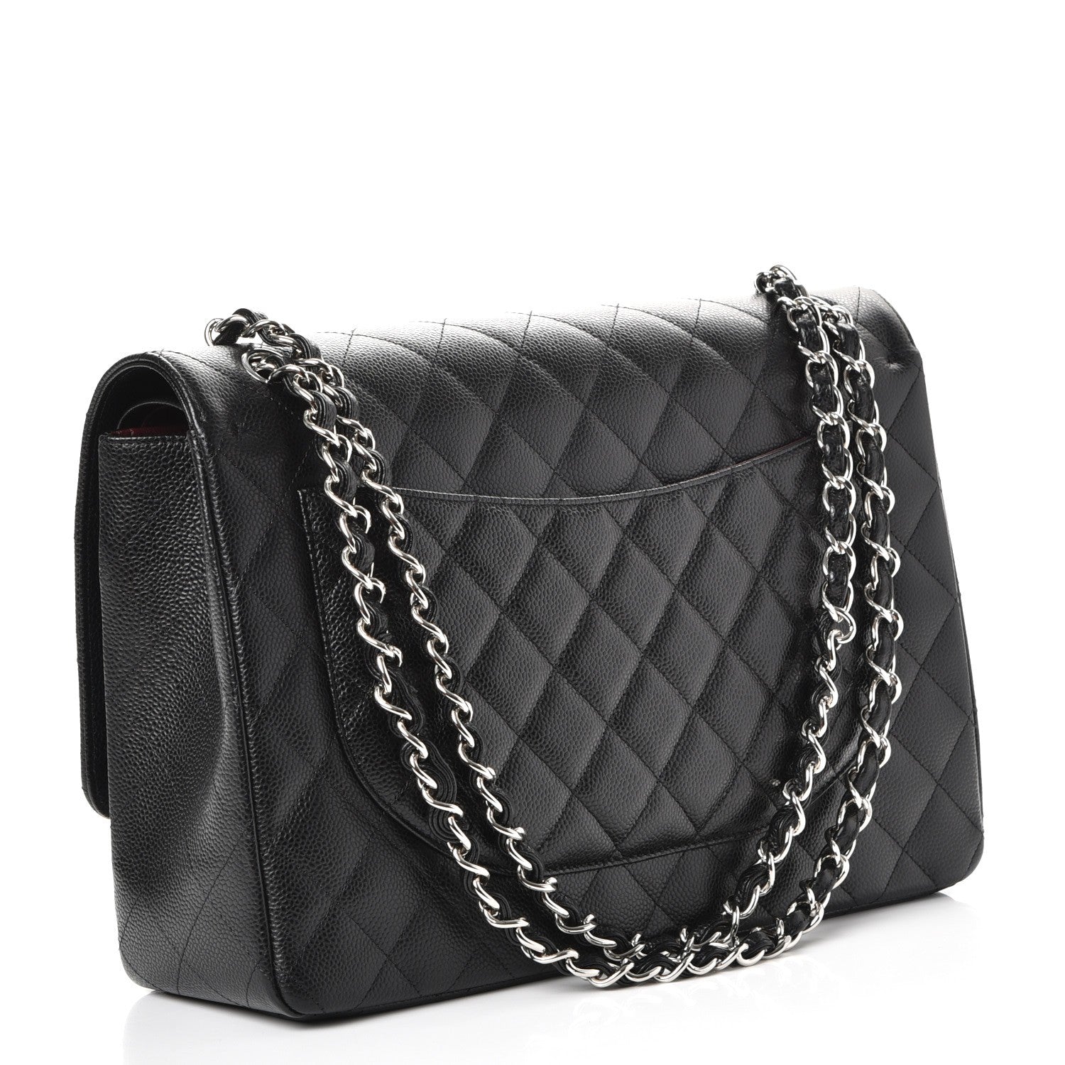 Chanel Caviar Quilted Maxi Double Flap Black 4 of 9