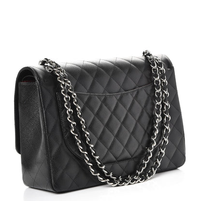 Chanel Caviar Quilted Maxi Double Flap Black 4 of 9