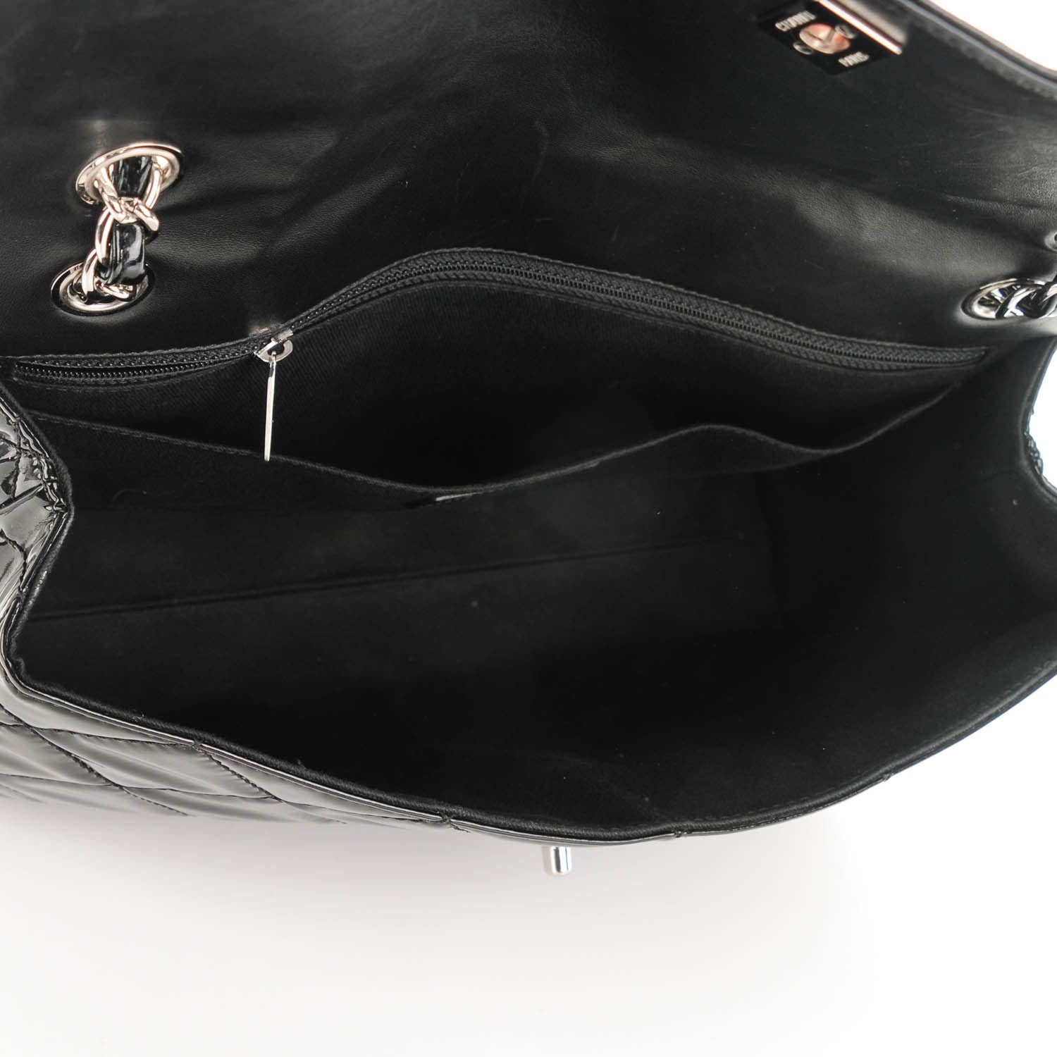 Chanel Vinyl Quilted In the Business Flap Bag Black 5 of 9