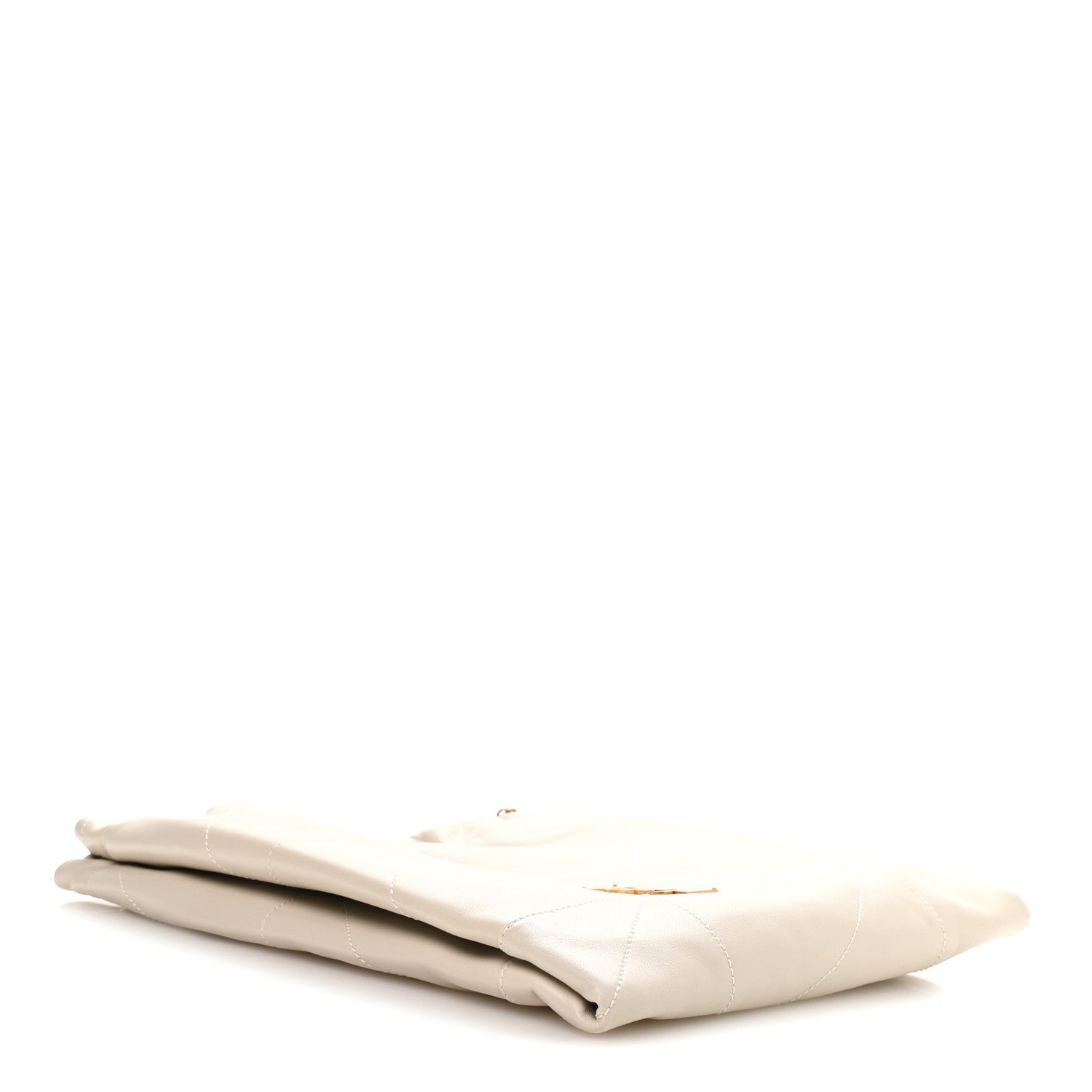 Saint Laurent Lambskin Matelasse Monogram Medium Jamie 4.3 Pochon Blanc Vintage 5 of 11