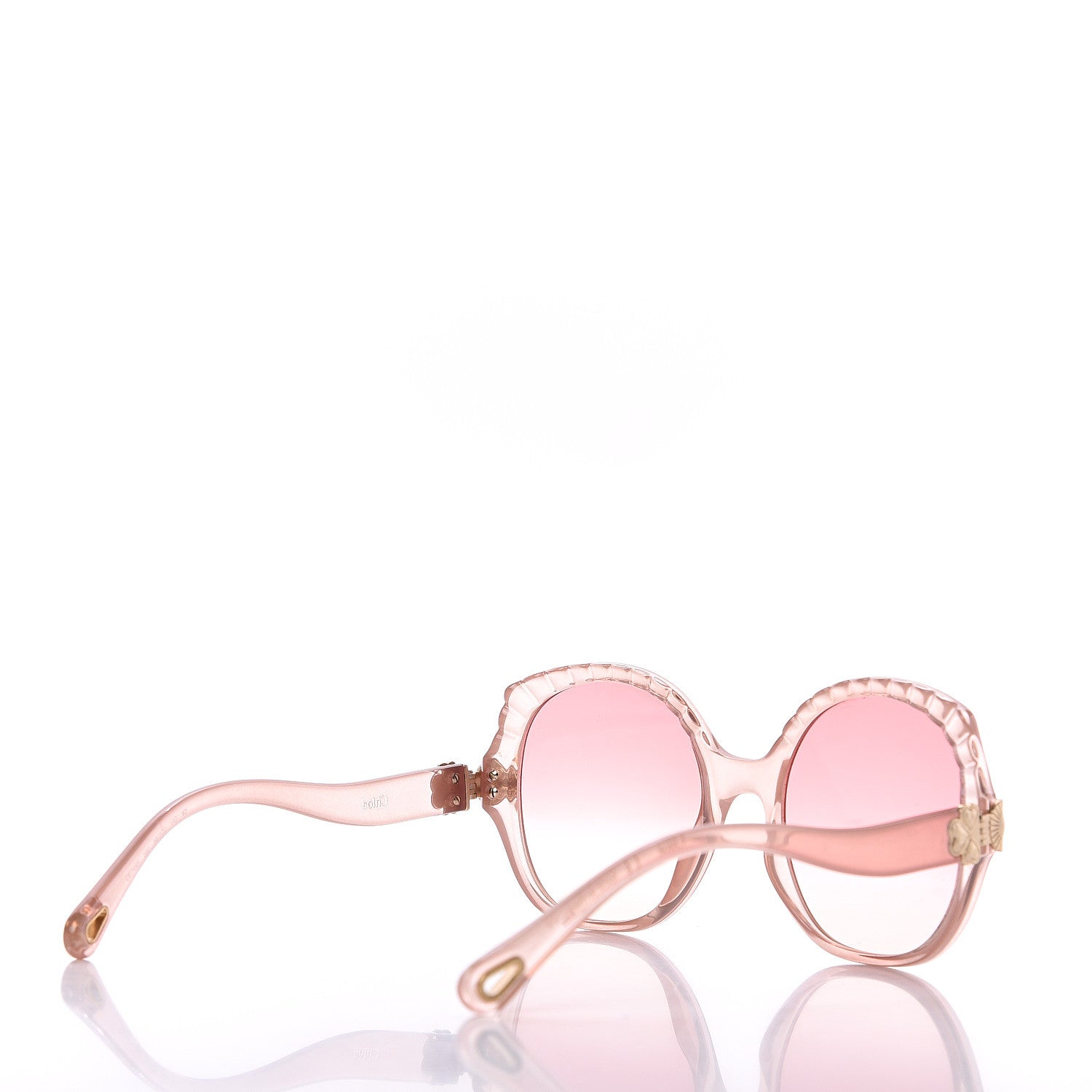 Chloe Oversized Square Sunglasses CE749S Pink 4 of 6