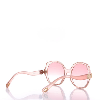 Chloe Oversized Square Sunglasses CE749S Pink 4 of 6