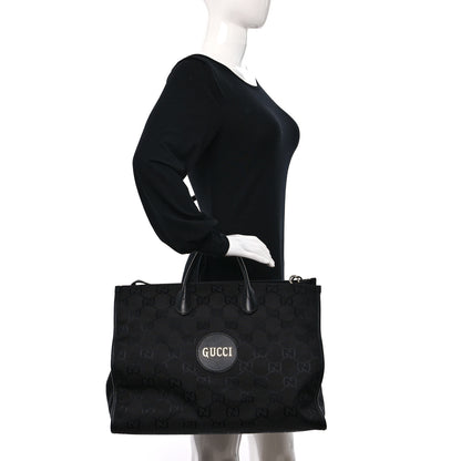 Gucci Econyl Nylon Monogram Large Off The Grid Tote Bag Black 2 of 9