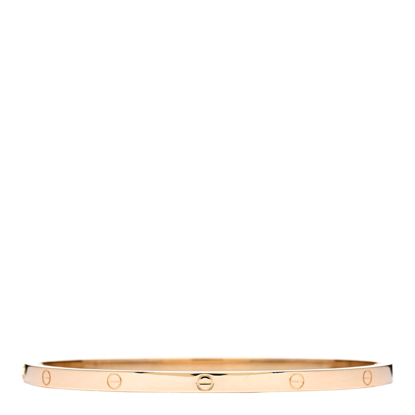 18K Yellow Gold Small LOVE Bracelet 19
