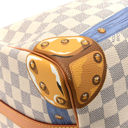 Louis Vuitton Damier Azur Summer Trunks Speedy Bandouliere 30 12 of 14